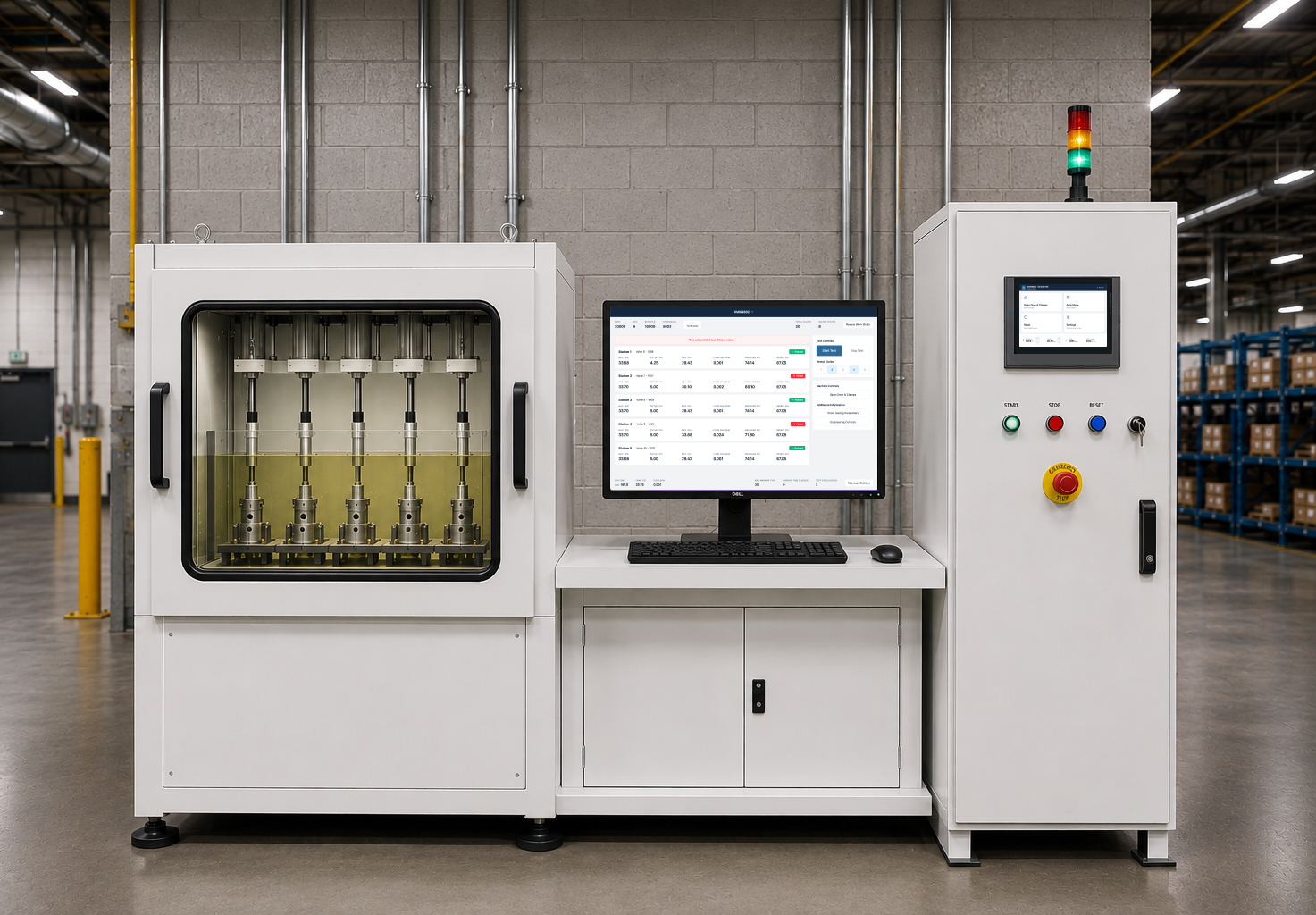 Aerospace testing machine